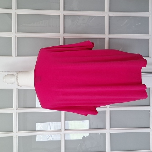 IMAN Pink and Green Short Cap Sleeve Tops Size - 3x - Picture 9 of 15